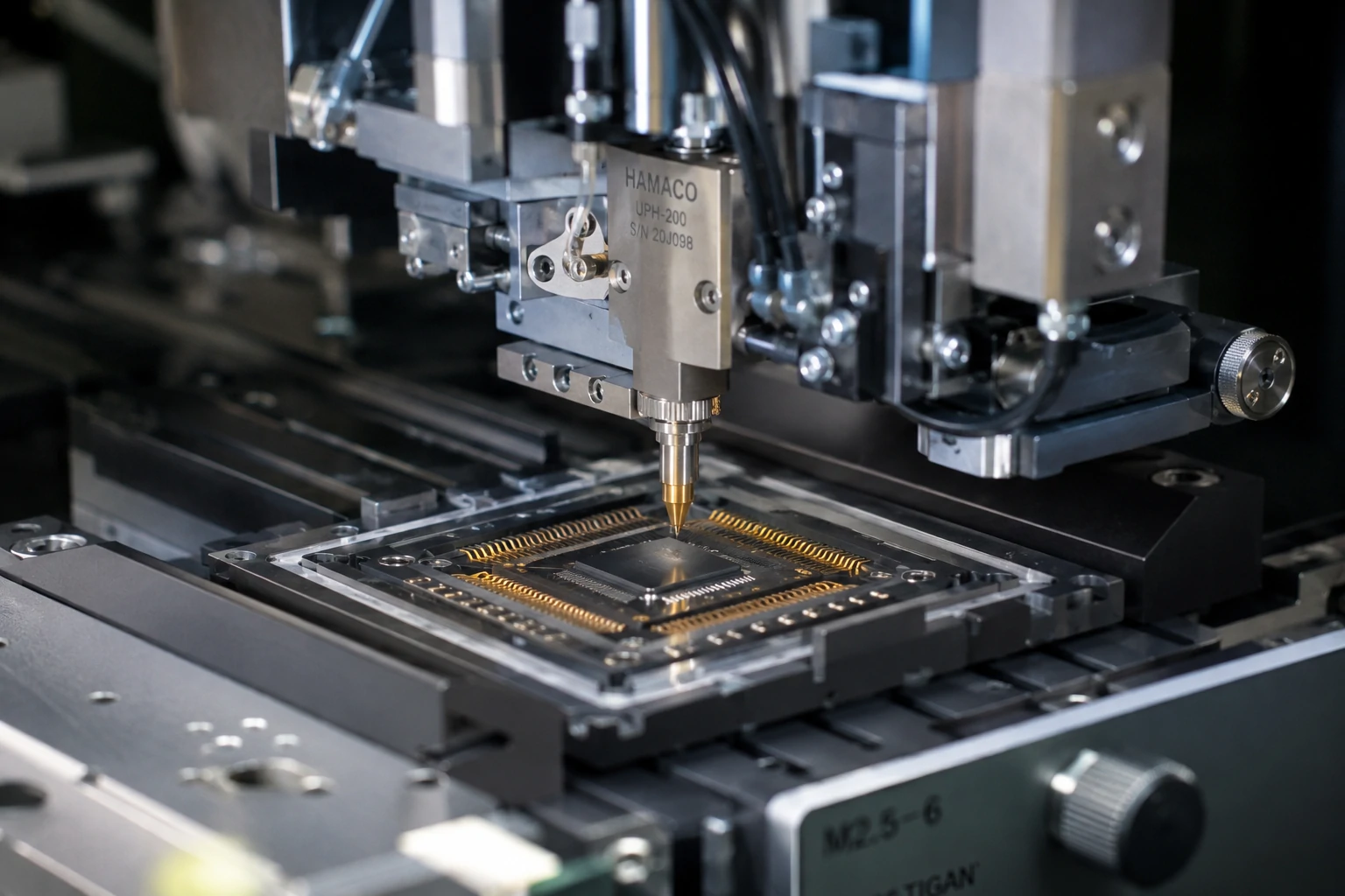 Semiconductor wafer packaging and precision dispensing nozzle solutions